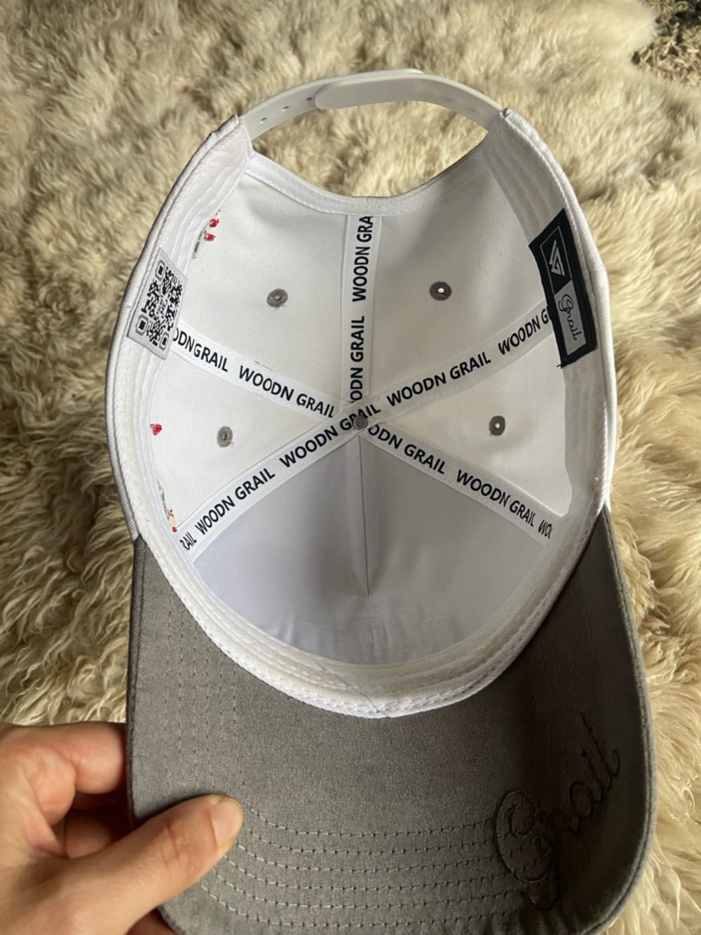 OHIO STATE STADIUM / WHITE & GREY SUEDE - Woodn Grail - Picture 4 of 6